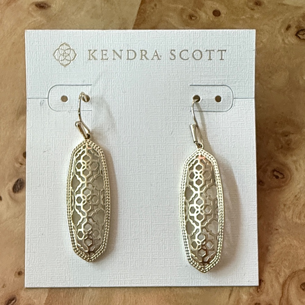 Kendra Scott Gold Filigree Earrings